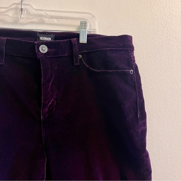 Hudson Purple Velvet Jeans - Picture 5 of 9